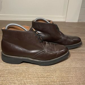 Work America Chukka Boots Brown Size 7E 557-8 Men's Leather